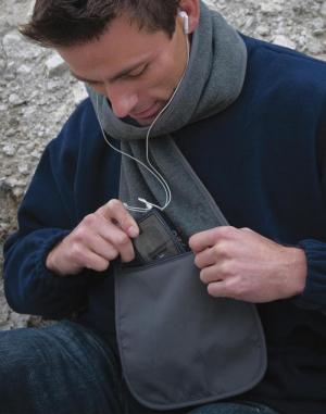 Fleece Scarf with Pocket : Echarpes