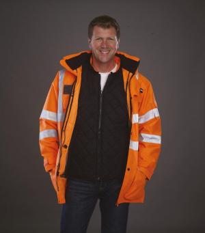 Parka de sécurité haute visibilité 7 en 1 : Blousons de sécurité