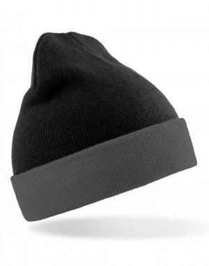 Recycled Black Compass Beanie : Bonnets