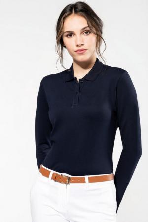 Polo Supima® manches longues femme : Polos