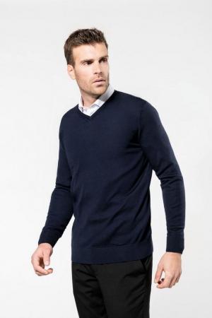 Pull Mérinos col V homme : Pulls
