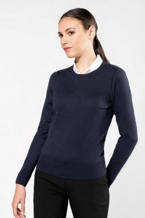 Pull Supima® col rond  femme : Pulls