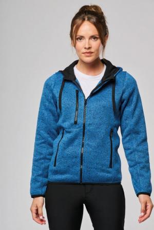 Veste capuche chinée femme : Sweats-shirts