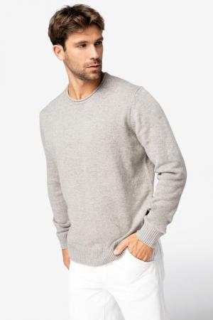 Pull écoresponsable en laine mérinos homme : Pulls