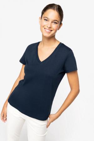 T-shirt écoresponsable col V femme : T-shirts