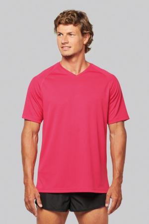 T-shirt de sport manches courtes col v homme : T-shirts techniques