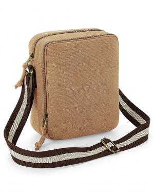 Vintage Canvas Mini Reporter : Sacoche