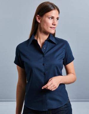 Ladies’ Short Sleeve Classic Twill Shirt : Chemises