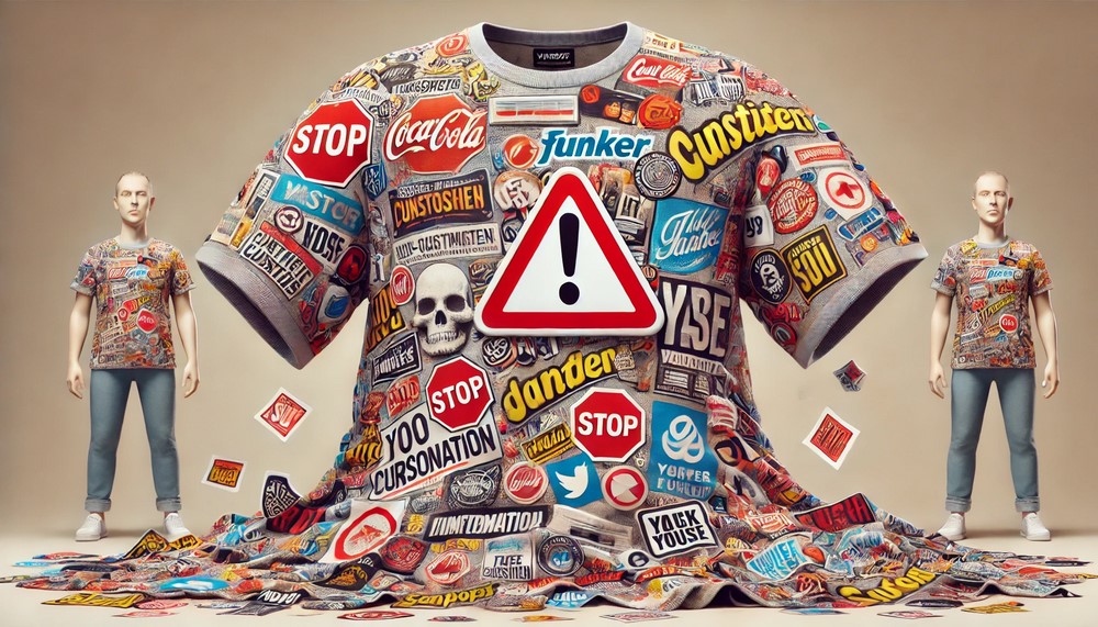 t-shirts personnalisés trop de personnalisation probleme