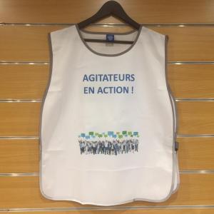 Personnalisation de chasuble pour syndicat